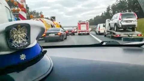 Dzięki dobrej postawie kierowców służby ratownicze dotarły na miejsce bardzo szybko