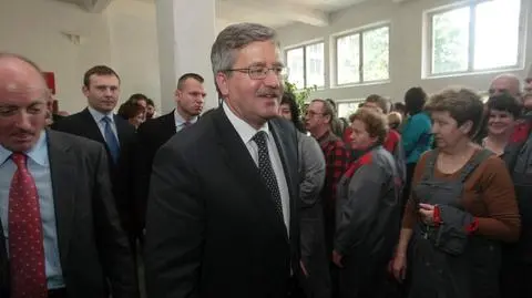 Komorowski: Powódź nikomu politycznie nie sprzyja