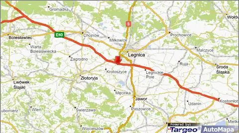 Rozlana farba na A4. Autostrada zablokowana