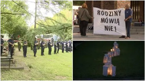 Gdańsk: Demonstracja przeciwko ekshumacji Arkadiusza Rybickiego
