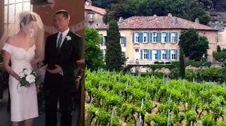 Ślub Brada Pitta i Angeliny Jolie (na zdjęciu para podczas ceremonii w filmie "Pan i Pani Smith" w 2004 roku) odbył się w małej kaplicy w posiadłości Château Miraval we Francji