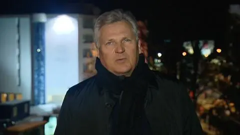 Aleksander Kwaśniewski w programie "Świat" w TVN24 Biznes i Świat
