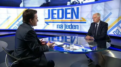 Jarosław Gowin bronił swojego kierowcy w programie "Jeden na jeden"
