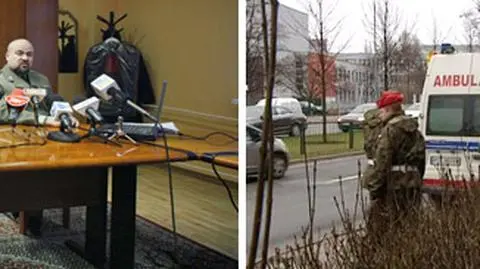 Postrzelił się z prywatnej broni. "Nie powinien jej wnieść"