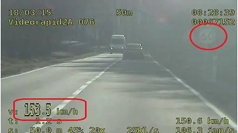 Mieszkaniec Obornik Śląskich jechał ponad 150 km/h