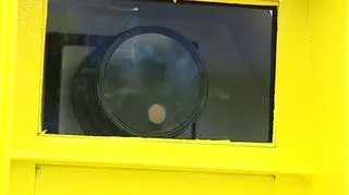 Fotoradar ustawiony na ograniczenie prędkości do 0 km/h