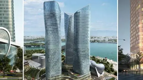 Tańczące wieżowce jak rękawy. Koreański projekt Libeskinda