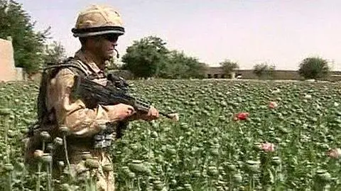 Brytyjski żołnierz w Afganistanie