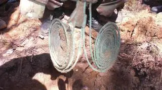 Biżuterię z około IX – VIII w p.n.e. odkryto na terenie jednego z lasów