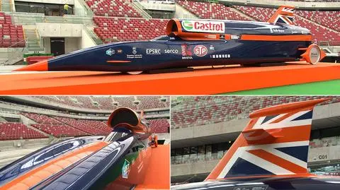 Najszybszy samochód świata na Stadionie Narodowym. Ma moc 180 bolidów Formuły 1
