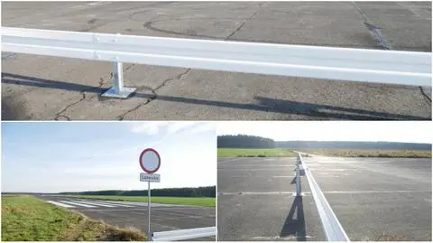 Z góry bariera wygląda jak biała linia