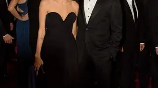 Angelina Jolie i Brad Pitt na oscarowej gali w 2009 roku