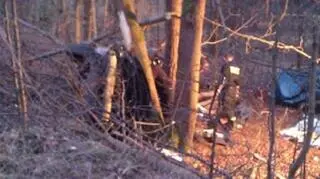 Wypadek na trasie Braniewo - Frombork