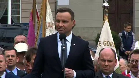 Prezydent Duda na pielrzymce w Święto Pracy