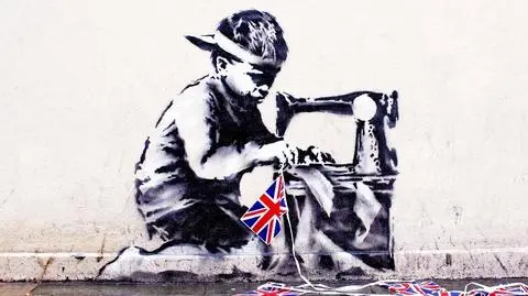 Wojna o graffiti Banksy'ego. Wyrwane z muru ponownie na aukcji