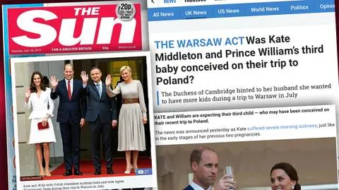 Brytyjskie media zwróciły także uwagę na żart, jaki w czasie wizyty w Warszawie Kate skierowała do Williama 