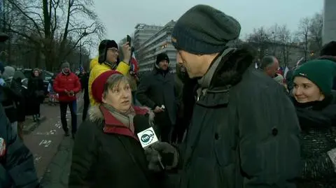 przedświąteczny apel przed Sejmem