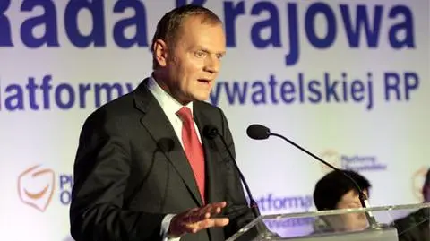 Mocne słowa Tuska na Radzie Krajowej PO