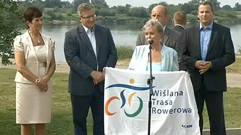 Prezydent chce wpuszczenia rowerów na wały