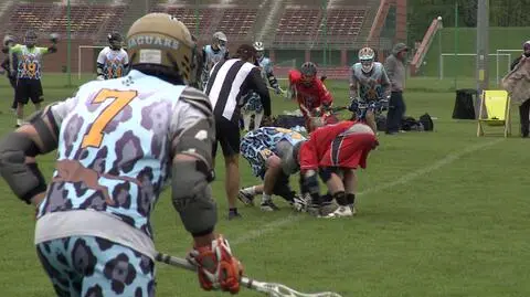 Zamiast motyli łapią piłki. Lacrosse we Wrocławiu