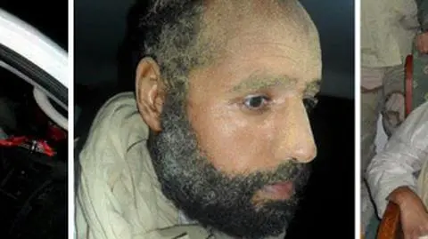 Bosy, przerażony, brudny. Saif al-Islam po schwytaniu
