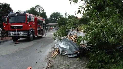 Trwa sprzątanie i liczenie strat po wczorajszych burzach