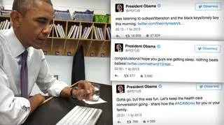 Obama czasem pojawia się w sieci
