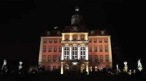 Zamek Książ będzie podświetlany w nocy