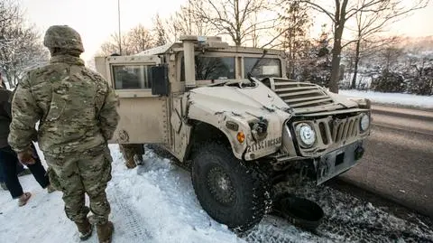 Stłuczka z udziałem amerykańskich żołnierzy
