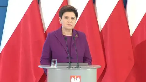 Konferencja premier Beaty Szydło
