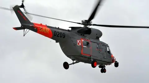Gdynia: Śmigłowiec W-3 w Bazie Lotnictwa Morskiego