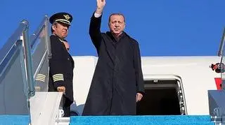 Recep Tayyip Erdogan 9 października przebywał na Ukrainie