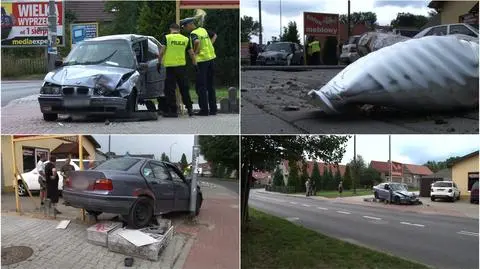 Kierowca bmw nie uciekł przed policją daleko