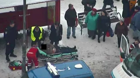 Zemdlał na przystanku