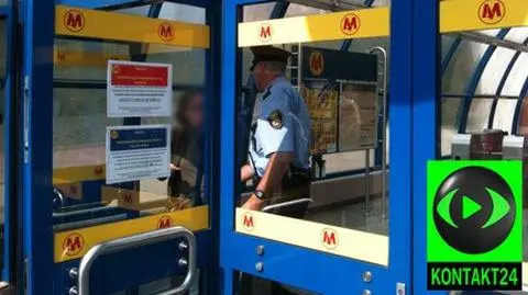 1,5 godziny utrudnień na stacji Metro Centrum