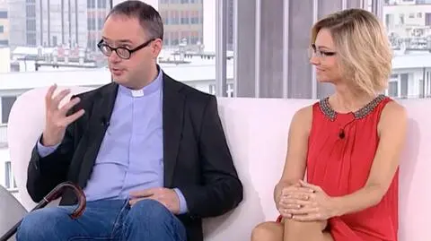 Ks. Jan Kaczkowski i Sylwia Zawada