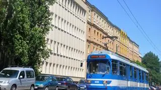 Wypożyczony z Krakowa tramwaj GT8S