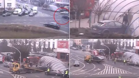 Kolizja wyglądała groźnie, ale nikt nie odniósł obrażeń 