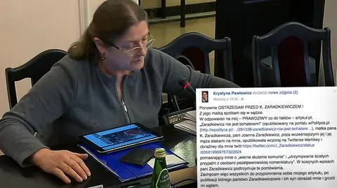 Pawłowicz atakuje Zaradkiewicza. On grozi wejściem na drogę sądową