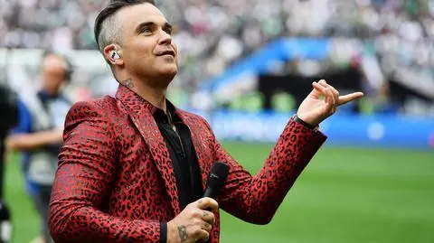 Robbie Williams pokazał środkowy palec na otwarciu mundialu