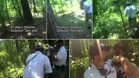 Odnaleźli zaginione dziecko. Wszystko zarejestrowała kamera