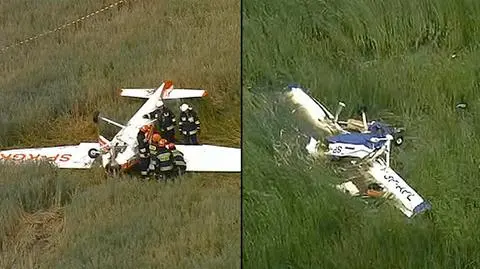 Zderzenie samolotów w czasie szkolenia kandydatów na wojskowych pilotów. Zginęły dwie osoby