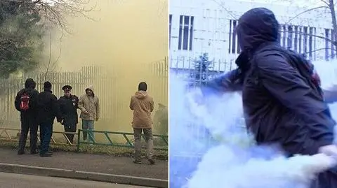 Zdjęcia z akcji zamieściła na swojej stronie opozycyjna koalicja Inna Rosja