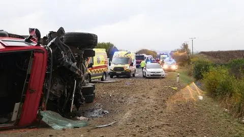 Tragiczne zderzenie autobusu z ciężarówką na Słowacji