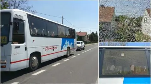 Ktoś ostrzelał autobus pełen dzieci. Policja szuka sprawcy