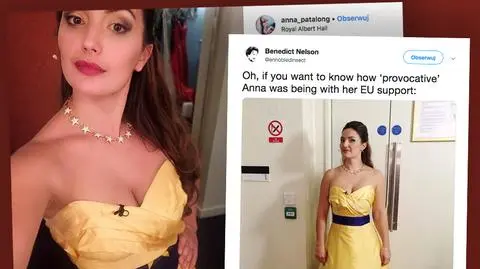 Suknia śpiewaczki promuje Unię Europejską? Afera w Royal Albert Hall