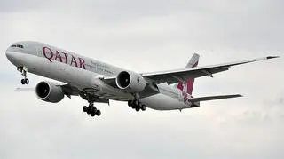 Boeing 777 w barwach Qatar Airways