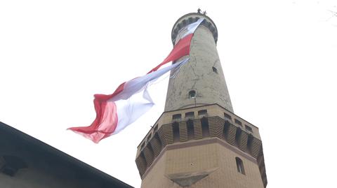 Świnoujście: porwała się największa flaga w Polsce