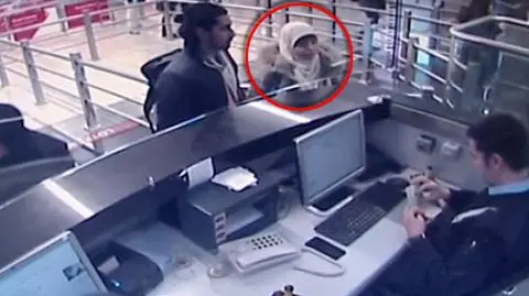 Hayat Boumeddiene na lotnisku w Stambule? Opublikowano nagranie z kamery