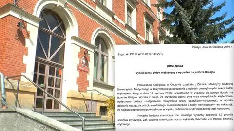 Prokuratura potwierdziła, że w wypadku na jeziorze zginął Piotr Woźniak-Starak (wideo z 22.08.2019 r.)
